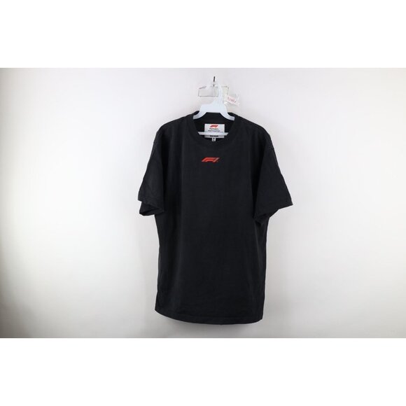 Pacsun x Formula 1 F1 Racing Mens Medium Faded Spell Out Short Sleeve T-Shirt - Picture 1 of 11
